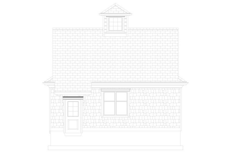 Architectural House Design - Exterior - Other Elevation 3 for Traditional House Plan #1060-98, 0 bath