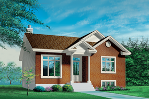 Traditional Exterior - Front Elevation Plan #25-190