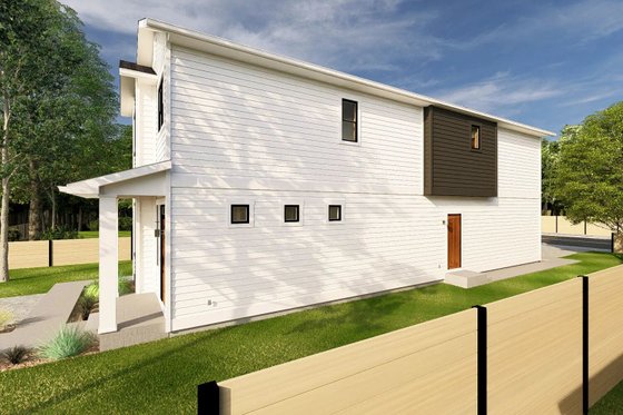 Exterior - Other Elevation 1 for Contemporary House Plan #126-273 - 3 bed, 1.5 bath