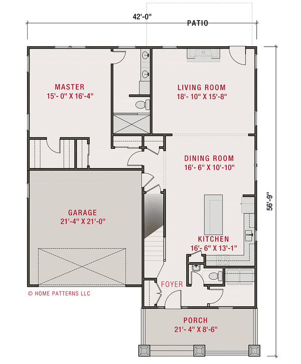 Dream House Plan - Craftsman Floor Plan - Main Floor Plan #461-81