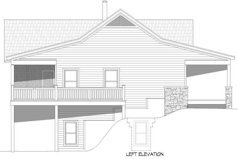 Dream House Plan - Exterior - Other Elevation for Country House Plan #932-758 - 4 bed, 3 bath