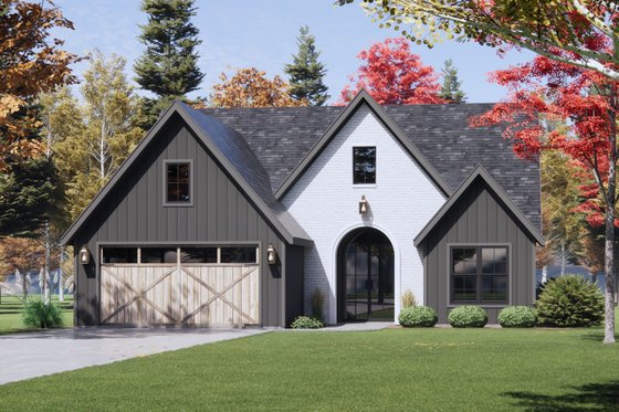 Exterior - Front Elevation 6 for Cottage House Plan #1096-138 - 4 bed, 3 bath