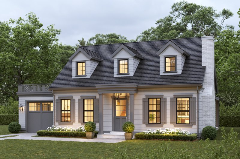 Architectural House Design - Bungalow Exterior - Front Elevation Plan #1114-62