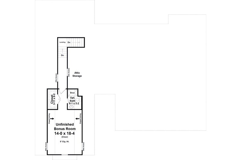 Dream House Plan - Floor Plan - Upper Floor for Ranch House Plan #21-667 - 4 bed, 2.5 bath