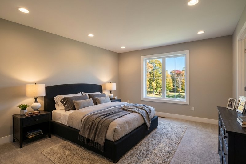 House Blueprint - Interior - Master Bedroom for Farmhouse House Plan #51-1514 - 3 bed, 2.5 bath