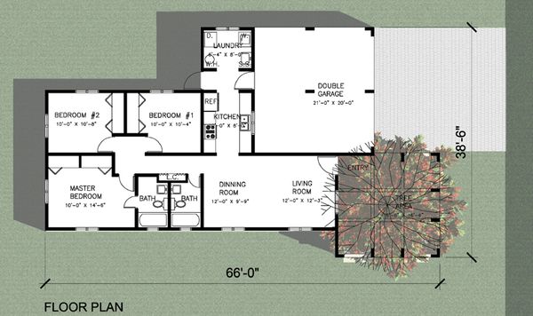 House Plan Design - Modern Floor Plan - Main Floor Plan #495-1
