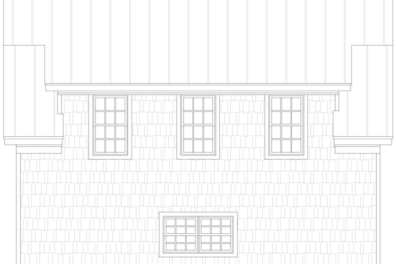Dream House Plan - Exterior - Other Elevation 1 for Colonial House Plan #932-1084, 0.5 bath