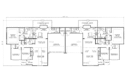 European Style House Plan - 6 Beds 4 Baths 3740 Sq/Ft Plan #17-1154 