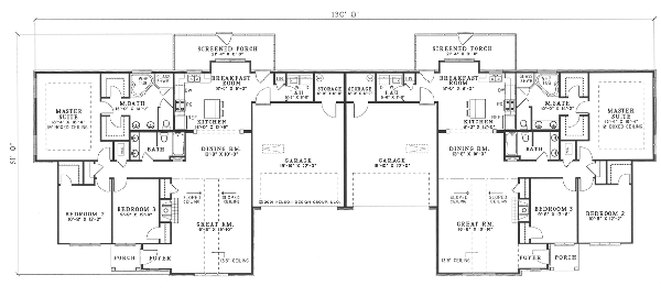 House Plan Design - European Floor Plan - Main Floor Plan #17-1154