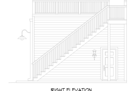 Exterior - Other Elevation for Southern House Plan #932-1191, 0 bath
