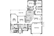 Mediterranean Style House Plan - 4 Beds 3 Baths 2348 Sq/Ft Plan #417-242 