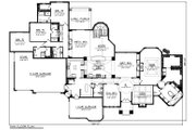 Ranch Style House Plan - 4 Beds 4.5 Baths 5230 Sq/Ft Plan #70-1234 