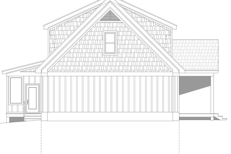 House Plan Design - Exterior - Other Elevation for Southern House Plan #932-871 - 4 bed, 3.5 bath