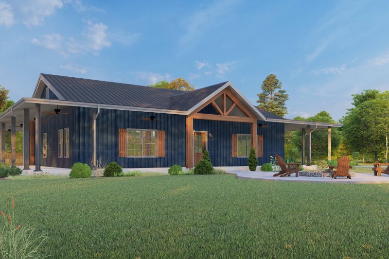 Dream House Plan - Exterior - Other Elevation 6 for Cabin House Plan #1092-1 - 3 bed, 2 bath