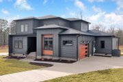 Contemporary Style House Plan - 5 Beds 4.5 Baths 3704 Sq/Ft Plan #1080-32 Exterior 