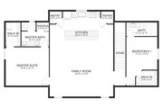 Farmhouse Style House Plan - 2 Beds 2.5 Baths 1536 Sq/Ft Plan #1060-118 