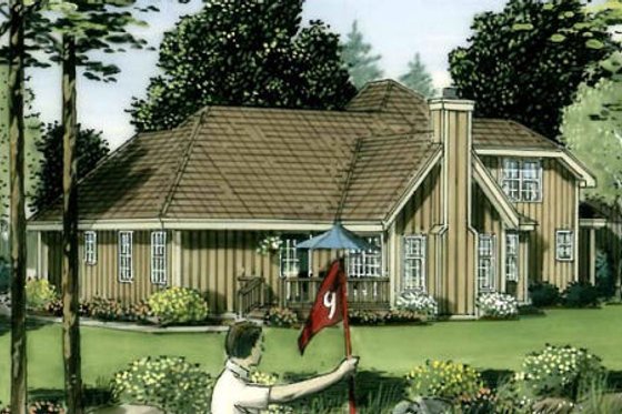 Exterior - Other Elevation for Country House Plan #312-529 - 4 bed, 3 bath