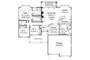 Ranch Style House Plan - 3 Beds 2 Baths 2100 Sq/Ft Plan #57-667 