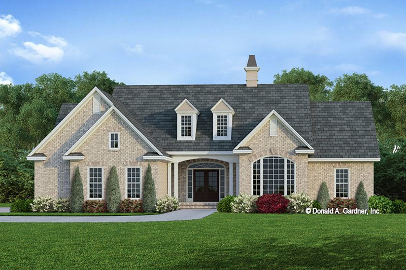 Architectural House Design - Ranch Exterior - Front Elevation Plan #929-371