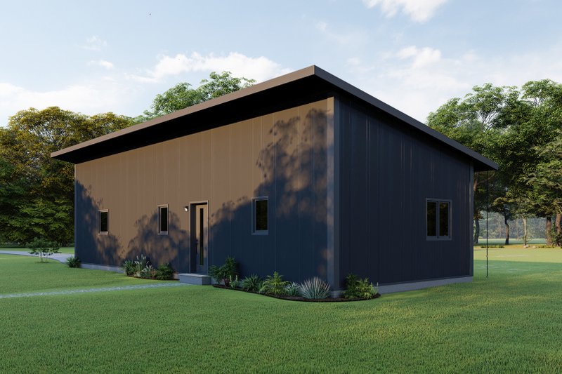 Dream House Plan - Exterior - Other Elevation 5 for Contemporary House Plan #1092-12 - 1 bed, 1 bath
