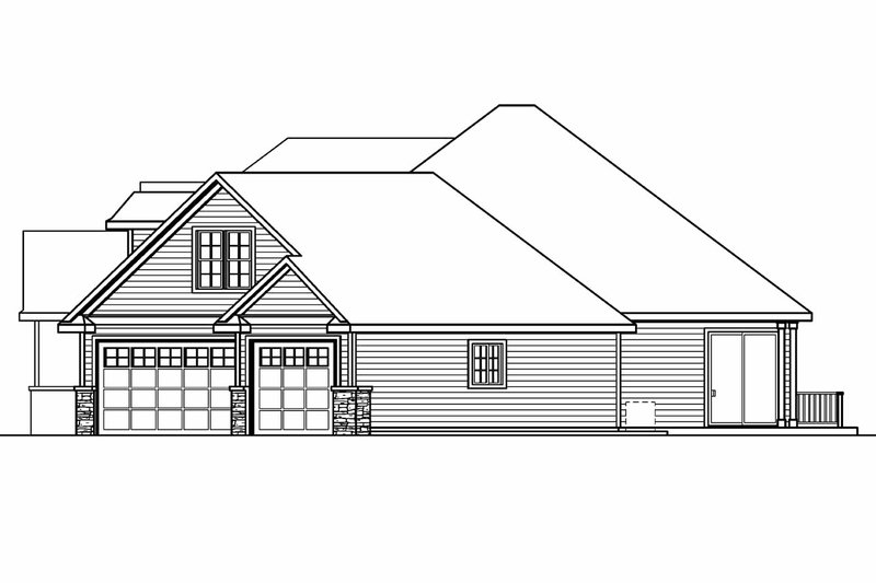 Home Plan - Exterior - Other Elevation for Country House Plan #124-670 - 4 bed, 3.5 bath