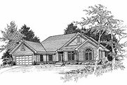 Traditional Style House Plan - 3 Beds 2 Baths 2153 Sq/Ft Plan #70-318 