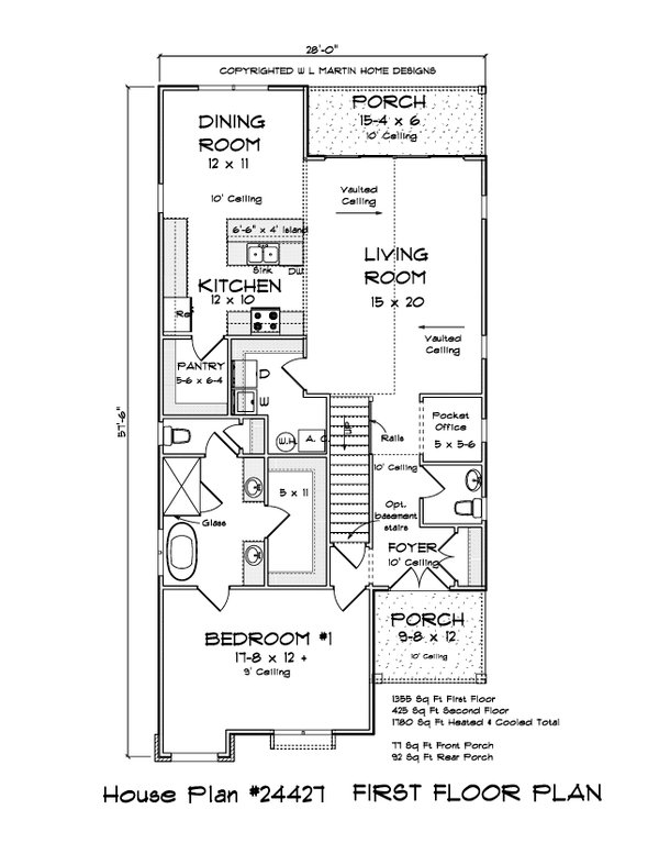 House Blueprint - Modern Floor Plan - Main Floor Plan #513-2219