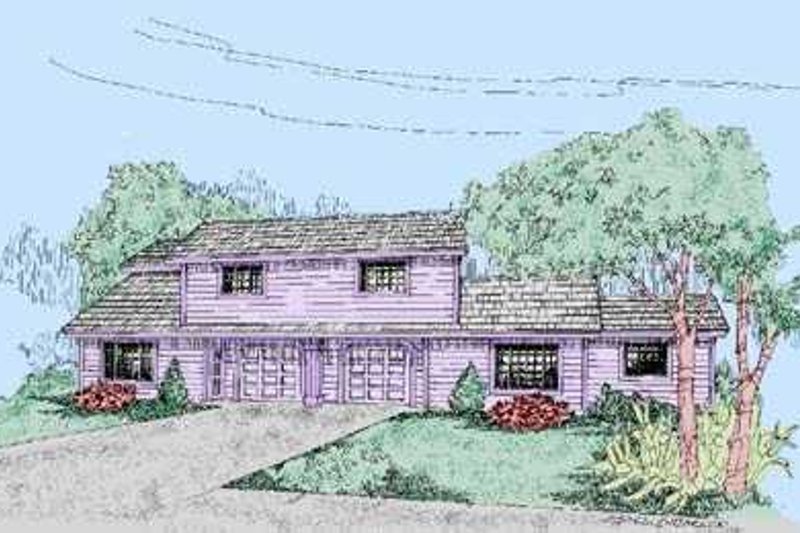 Dream House Plan - Traditional Exterior - Front Elevation Plan #60-474