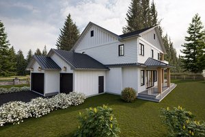 Exterior - Other Elevation 2 for Classical House Plan #1101-41 - 4 bed, 4.5 bath