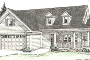 Traditional Exterior - Front Elevation Plan #20-382