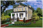 Cottage Style House Plan - 3 Beds 2.5 Baths 1740 Sq/Ft Plan #30-101 