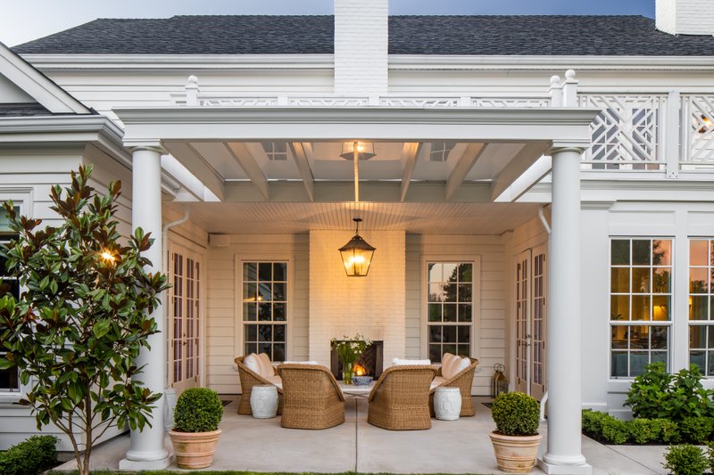 House Blueprint - Exterior - Rear Elevation 8 for Traditional House Plan #1114-94 - 4 bed, 3.5 bath