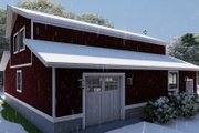 Farmhouse Style House Plan - 1 Beds 2 Baths 880 Sq/Ft Plan #1060-82 