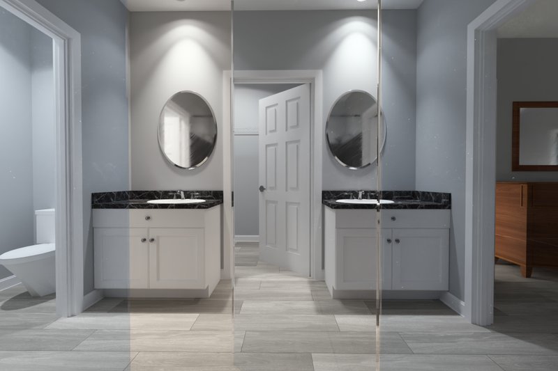 Architectural House Design - Interior - Master Bathroom 1 for Cottage House Plan #513-2415 - 3 bed, 2 bath