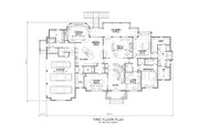 European Style House Plan - 4 Beds 4.5 Baths 5510 Sq/Ft Plan #1054-92 