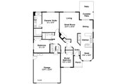 Ranch Style House Plan - 3 Beds 2 Baths 1593 Sq/Ft Plan #124-468 
