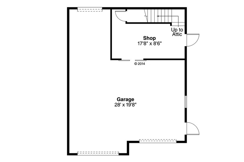 Home Plan - Floor Plan - Other Floor for Country House Plan #124-931 - 3 bed, 2 bath