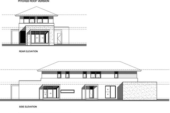 Exterior - Other Elevation 10 for Modern House Plan #496-27 - 4 bed, 2.5 bath