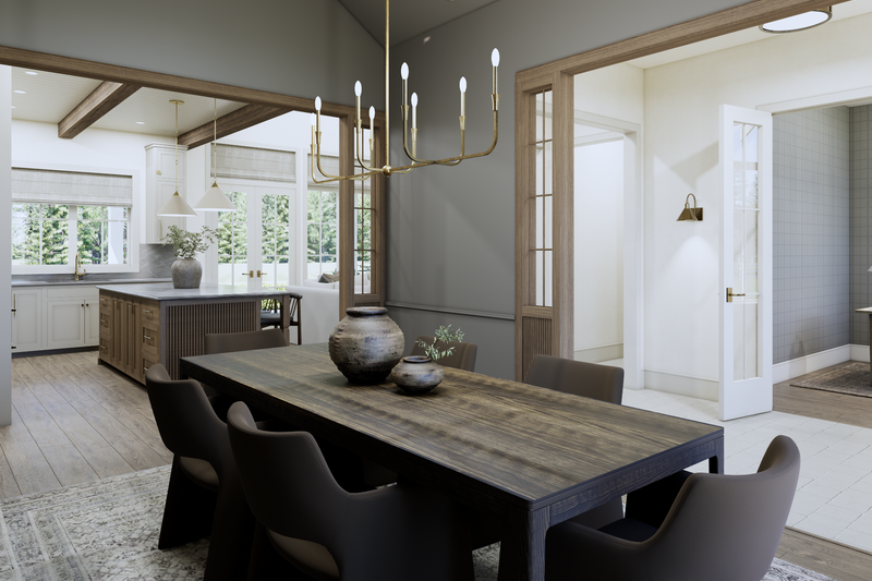 Home Plan - Interior - Dining Room for Farmhouse House Plan #1114-122 - 3 bed, 2.5 bath