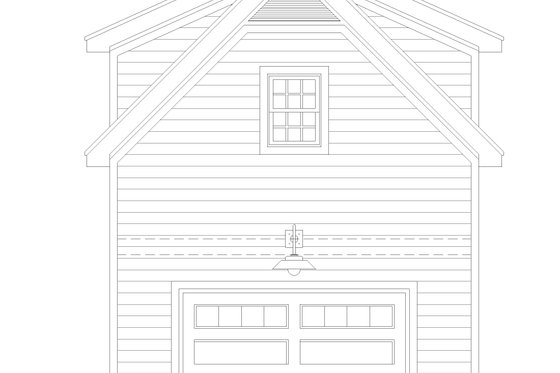 Exterior - Front Elevation 3 for Traditional House Plan #932-600, 1 bath