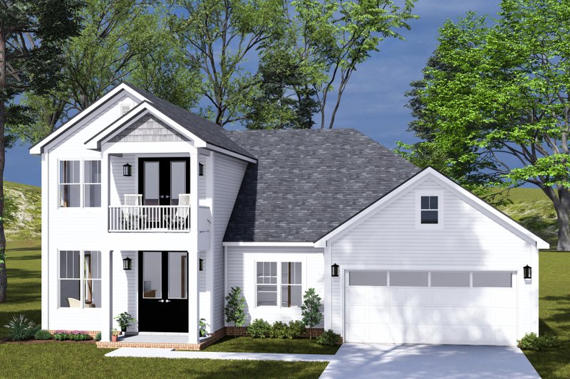 House Design - Exterior - Other Elevation for Farmhouse House Plan #513-2311 - 3 bed, 2.5 bath