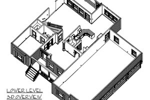 Exterior - Other Elevation 3 for Country House Plan #56-544 - 5 bed, 5 bath