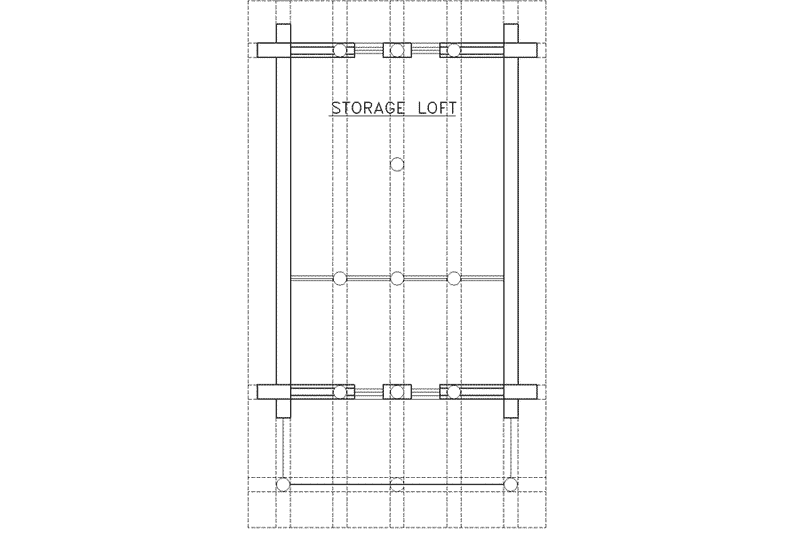 Architectural House Design - Floor Plan - Other Floor for Log House Plan #117-117 - 1 bed, 0 bath
