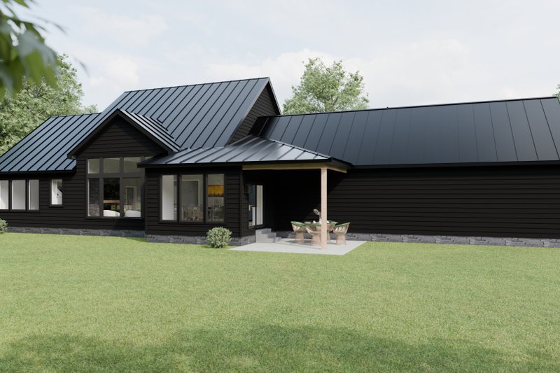 House Blueprint - Exterior - Rear Elevation for Farmhouse House Plan #1089-31 - 3 bed, 2.5 bath