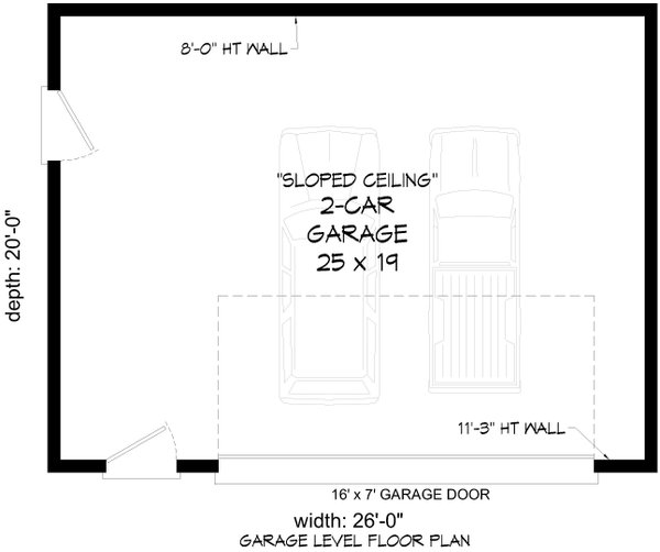 House Blueprint - Contemporary Floor Plan - Main Floor Plan #932-1075