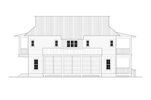 Exterior - Other Elevation for Beach House Plan #443-17 - 4 bed, 4.5 bath
