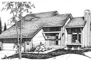 Traditional Style House Plan - 4 Beds 2 Baths 1564 Sq/Ft Plan #320-302 