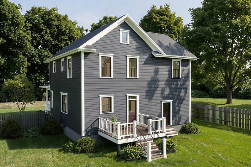 House Plan Design - Exterior - Other Elevation for Craftsman House Plan #79-347 - 4 bed, 2.5 bath