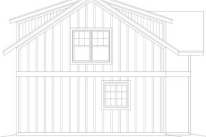 Exterior - Other Elevation for Southern House Plan #932-1192, 0 bath