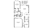 European Style House Plan - 3 Beds 2.5 Baths 1986 Sq/Ft Plan #424-303 